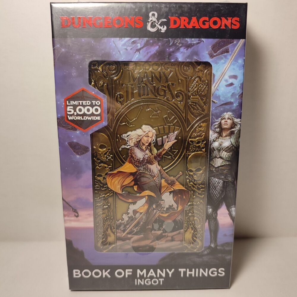 Dungeons And Dragons Book Of Many Things Figurine Official Metal Collectible